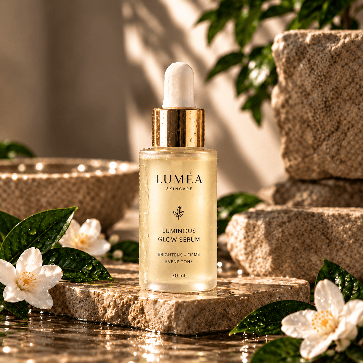 Luminous Glow Serum, full product packaging
